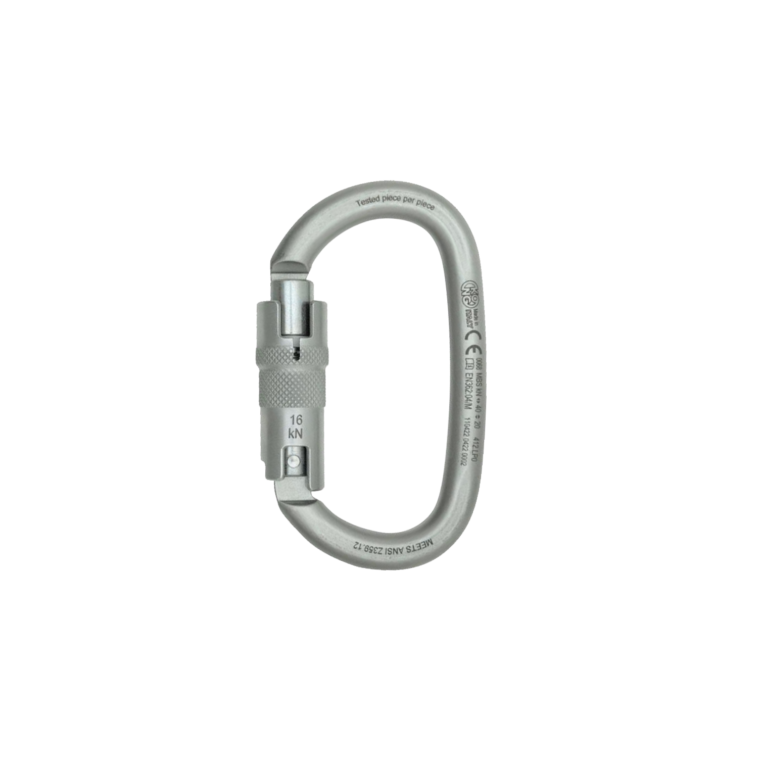 Kong Ovalone Carbon Steel Carabiner — Adventure Experiences
